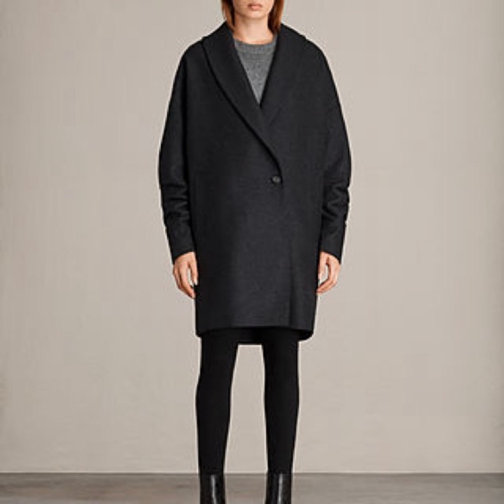 All saints coat size xs
